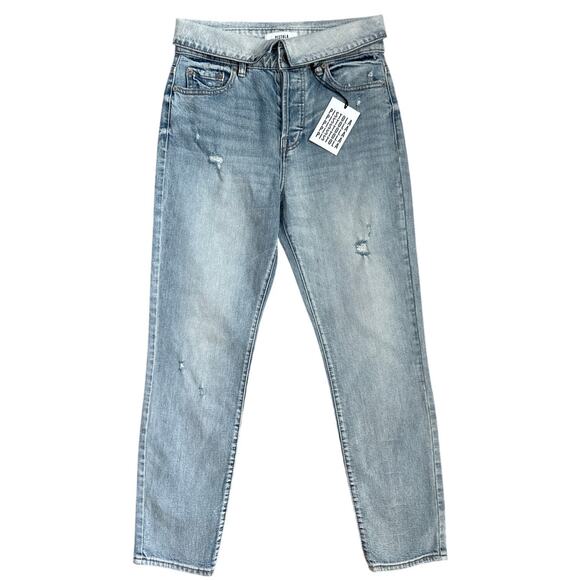 Pistola‎ Nico High-Rise Mom Fold Over Waist Jeans in Obsessions Size 28 - Picture 4 of 11